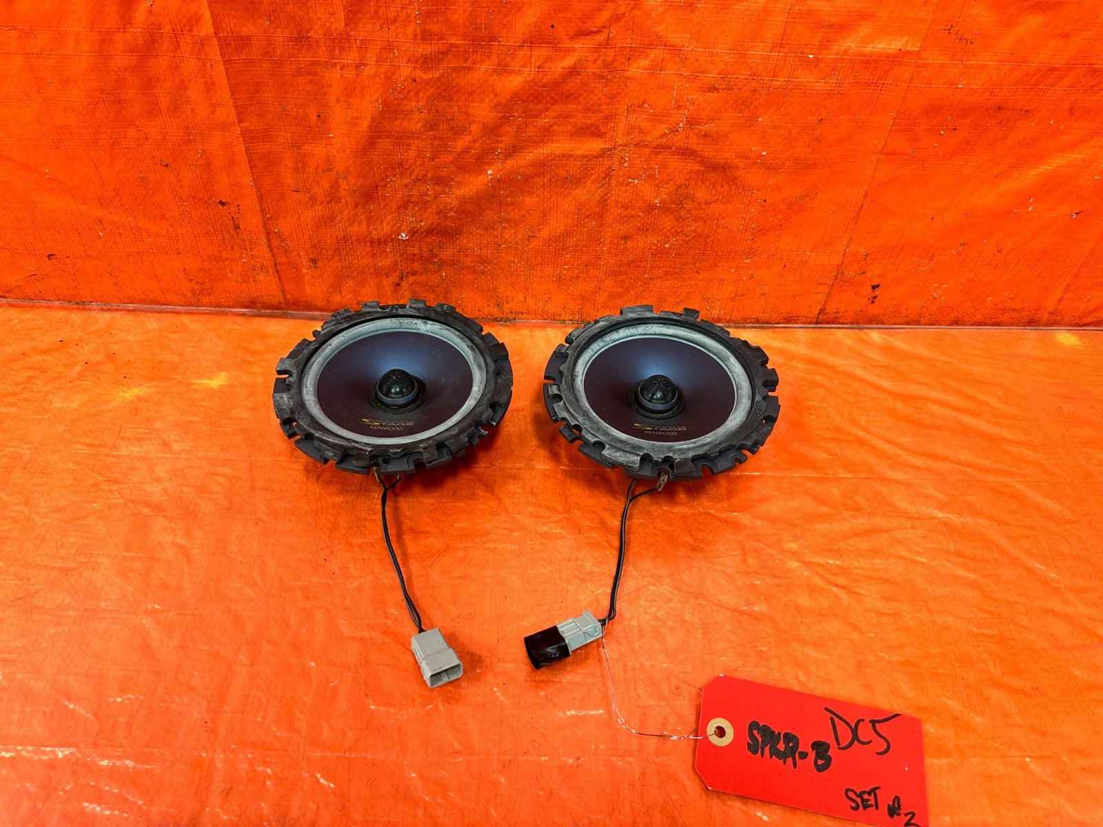 02 05 HONDA CIVIC SI EP3 HATCHBACK   KENWOOD STAGE ICFC X16   SPEAKERS   #3060