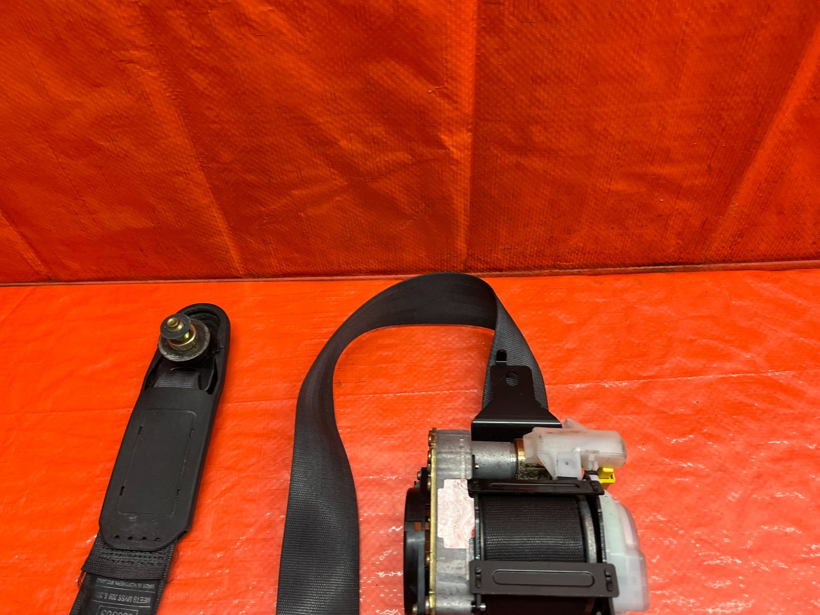 02 05 HONDA CIVIC SI EP3 HATCH PASSENGER RIGHT FRONT SEAT SAFETY BELT OEM #1768