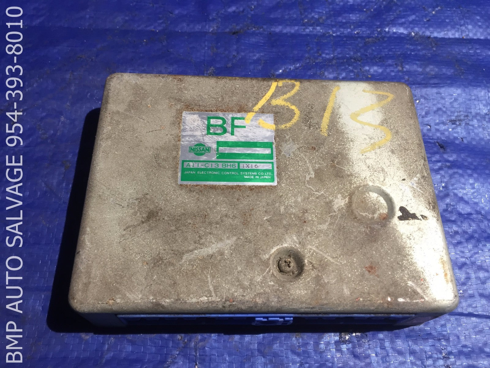 OEM 1992 NISSAN SENTRA ECU # A11 C13 BH6 ENGINE COMPUTER BRAIN ECM #1112 #T28820