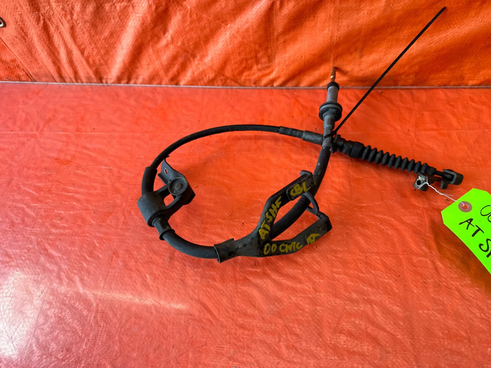 96 00 HONDA CIVIC   AUTOMATIC / AUTO   SHIFTER CONTROL WIRE CABLE   OEM #004