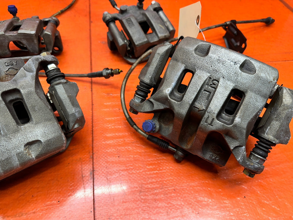 03-08 NISSAN 350Z FRONT REAR LEFT RIGHT BRAKE CALIPERS SET OF 4 OEM #34616
