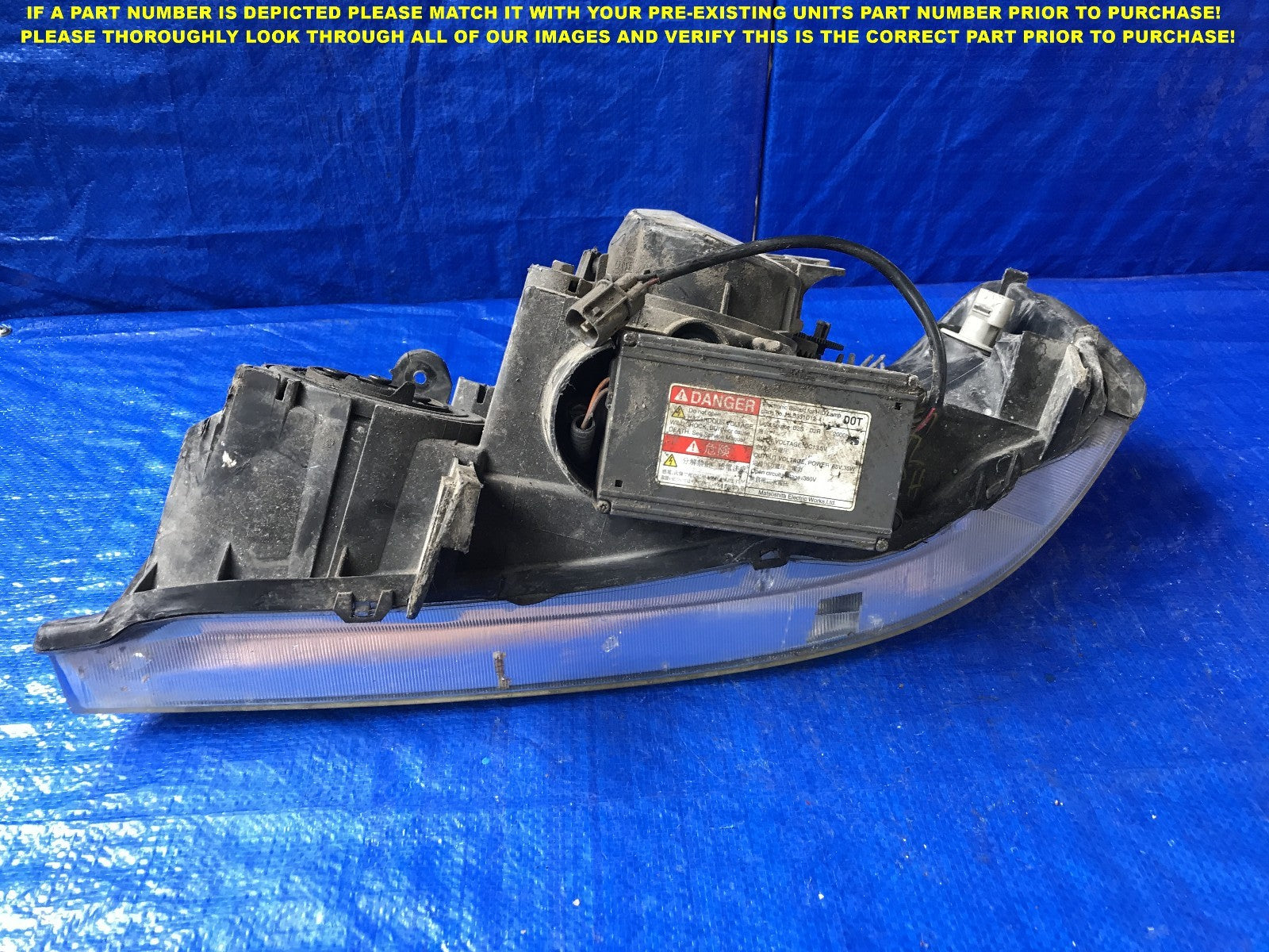 OEM 1999 2000 2001 99 00 01 ACURA TL PASSENGER RIGHT HEADLIGHT R RH 6