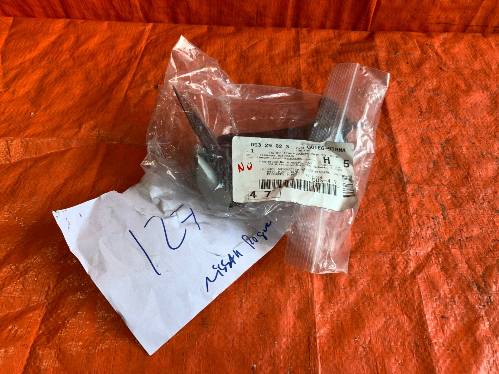 OEM 2014 2015 2016 2017 2018 2019 NISSAN ROGUE   REAR LOWER FENDER EXTENSION0