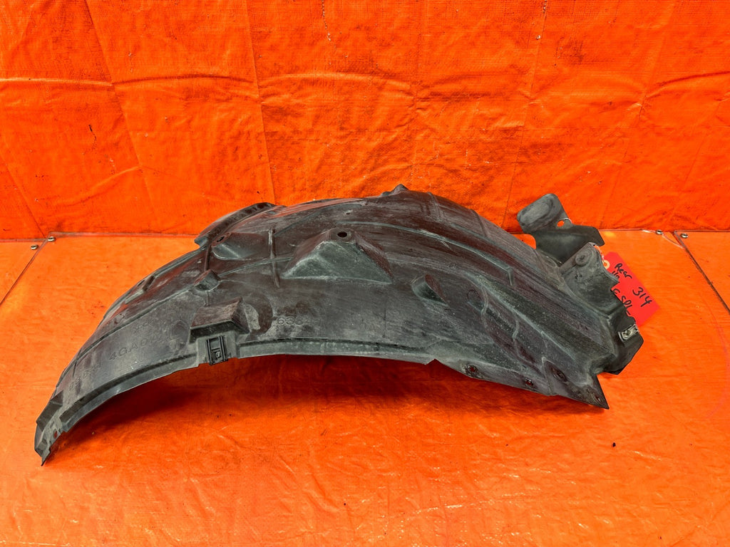 14 23 INFINITI Q50   DRIVER LEFT FRONT FENDER LINER REAR PORTION   OEM 314 10