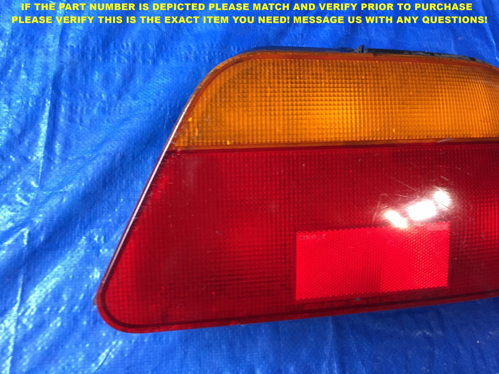 OEM 1995 1996 95 96 CHRYSLER SEBRING PASSENGER RIGHT TAIL LIGHT 6B1