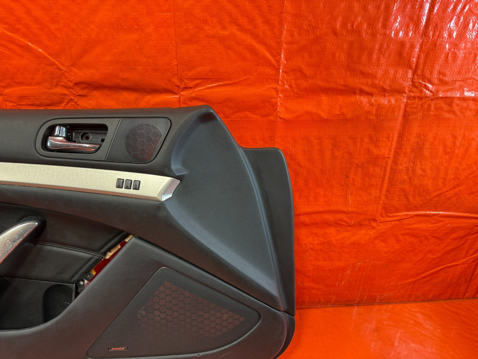 08 11 INFINITI G37 COUPE 2D   DRIVER LEFT   DOOR PANEL / DOOR CARD / LINING 3282