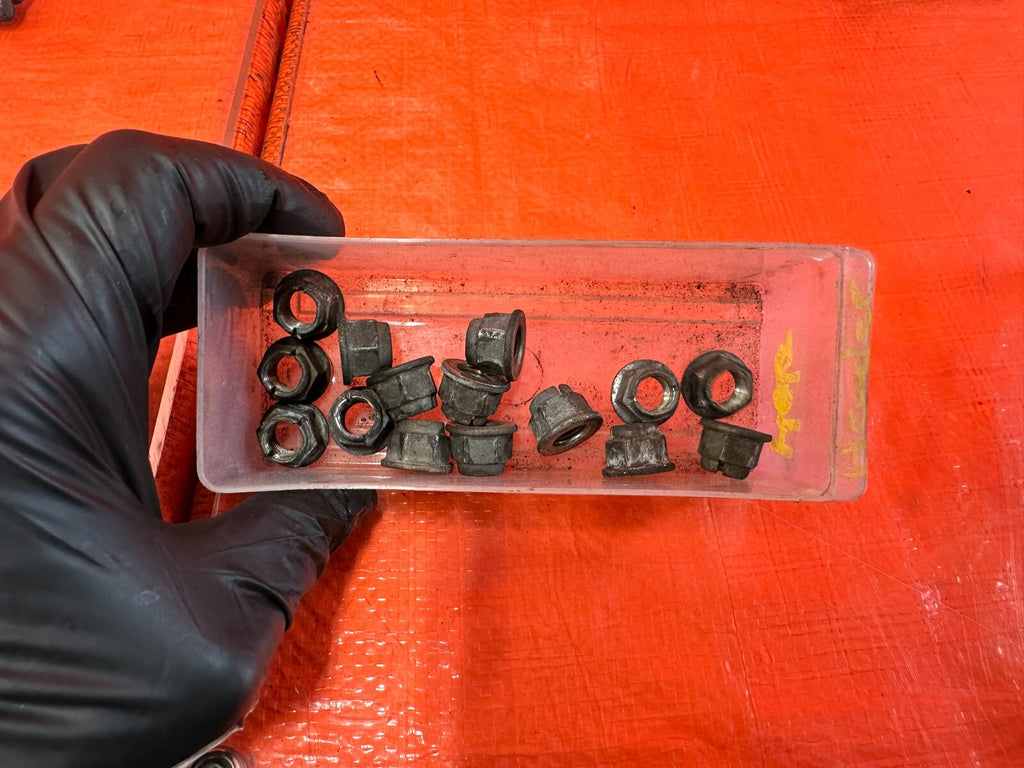 02 10 LEXUS SC430   EXHAUST MANIFOLD HEADER BOLT SET BOLTS HARDWARE   OEM #2610