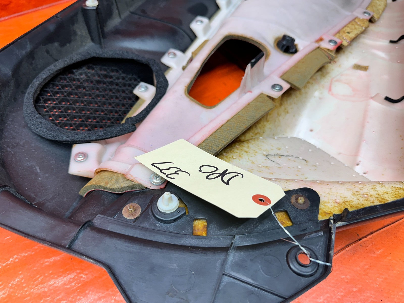00 03 HONDA S2000 AP1 2.0L BLACK RED INTERIOR DOOR PANELS CARDS LEFT RIGHT #33721