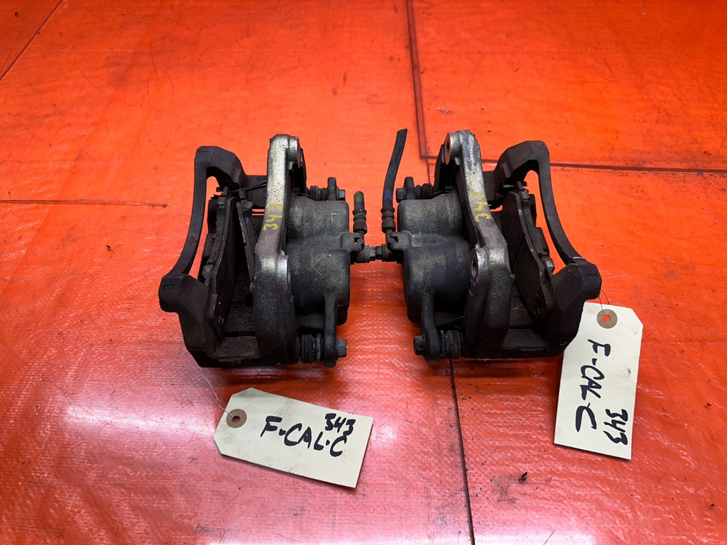 14-15 INFINITI Q50 3.7L FRONT LEFT RIGHT BRAKE CALIPERS SET PAIR ASSEMBLY OEM #30