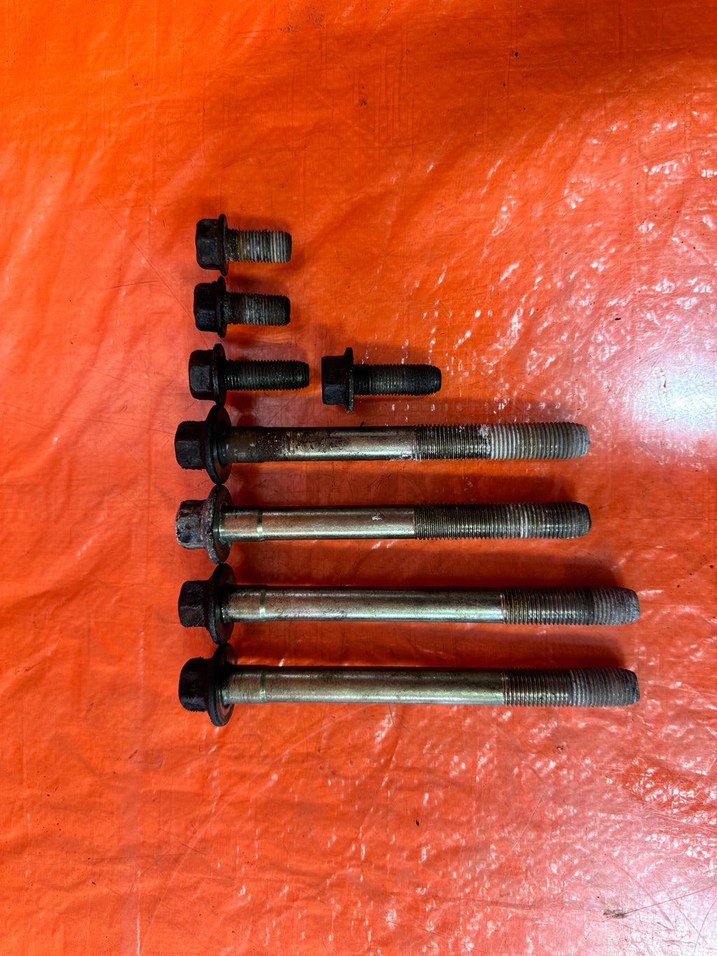 04 08 ACURA TSX   FRONT CROSSMEMBER SUBFRAME SUB FRAME BOLTS HARDWARE   OEM #3122