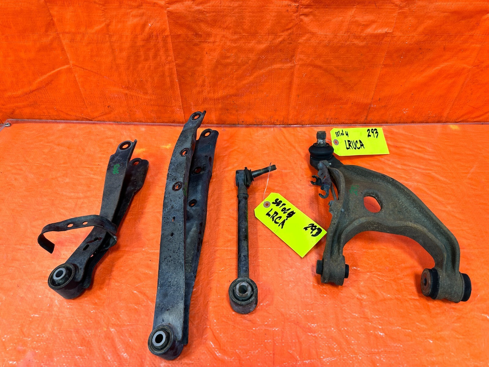 13 16 SCION FRS   DRIVER LEFT REAR CONTROL ARM PACKAGE 4 ARMS   OEM #2931