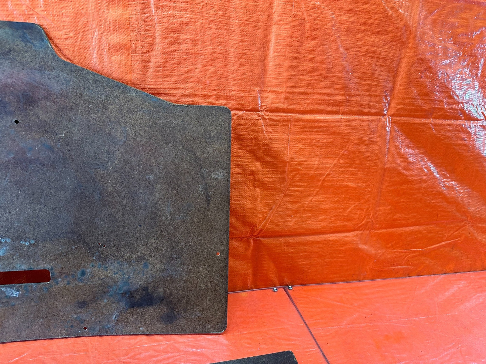 08 15 LANCER EVOLUTION X EVO 10   REAR TRUNK CARDBOARD INSERT SPARE COVER BOARD13