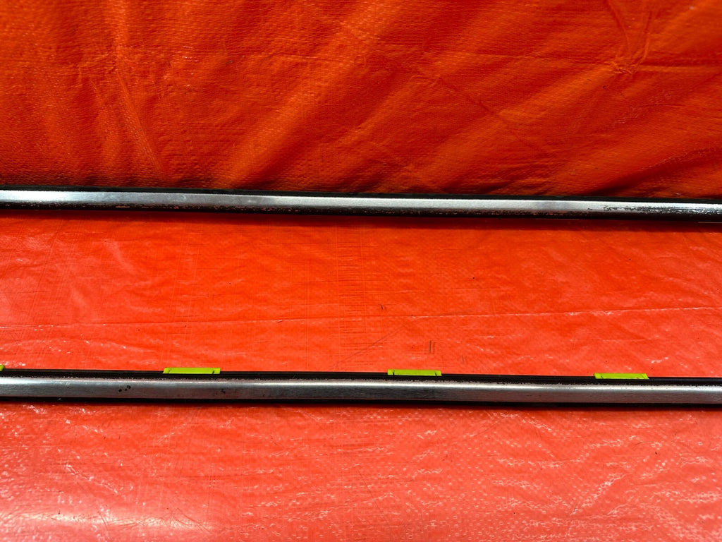 96 00 HONDA CIVIC COUPE HATCH EXTERIOR DOOR WINDOW GLASS TRIM SET LEFT RIGHT 2213