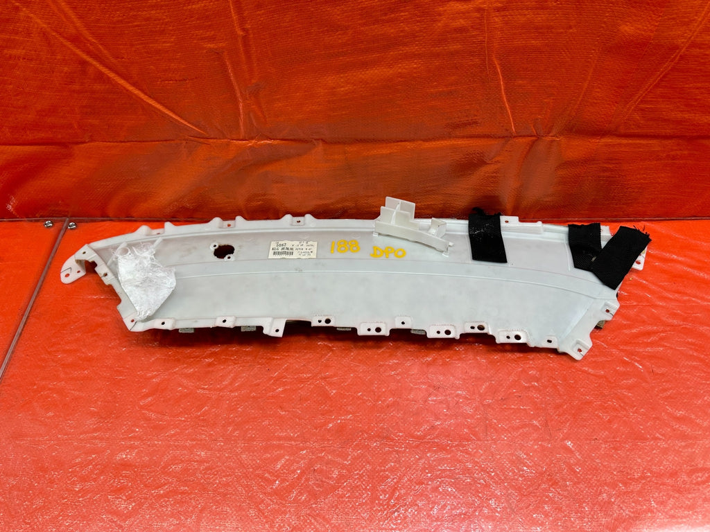 08 15 INFINITI G37 & Q60 COUPE DRIVER LEFT BLACK LEATHER DOOR PANEL INSERT #1858