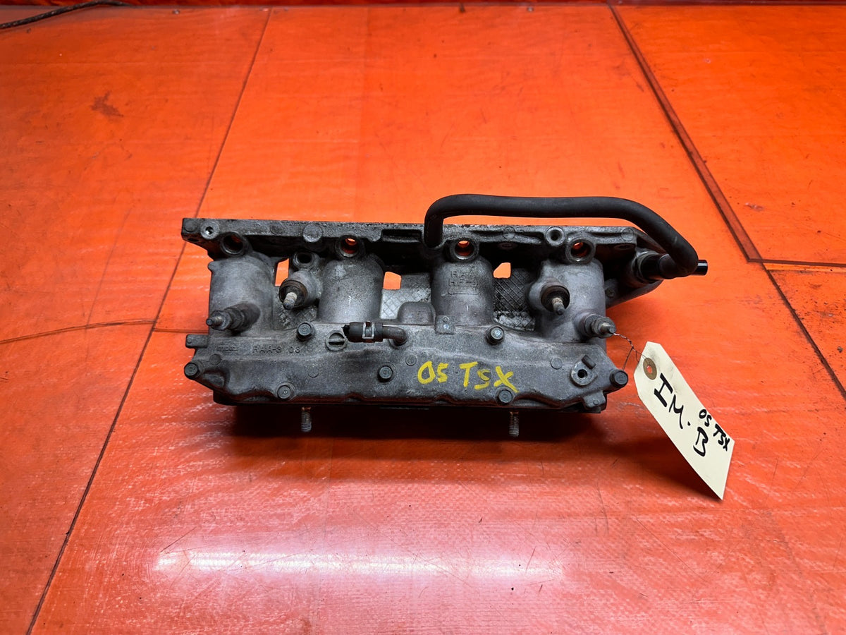 04-05 ACURA TSX 2.4L K24A2 ALUMINUM INNER INTAKE MANIFOLD RUNNER BASE OEM #05 TS3