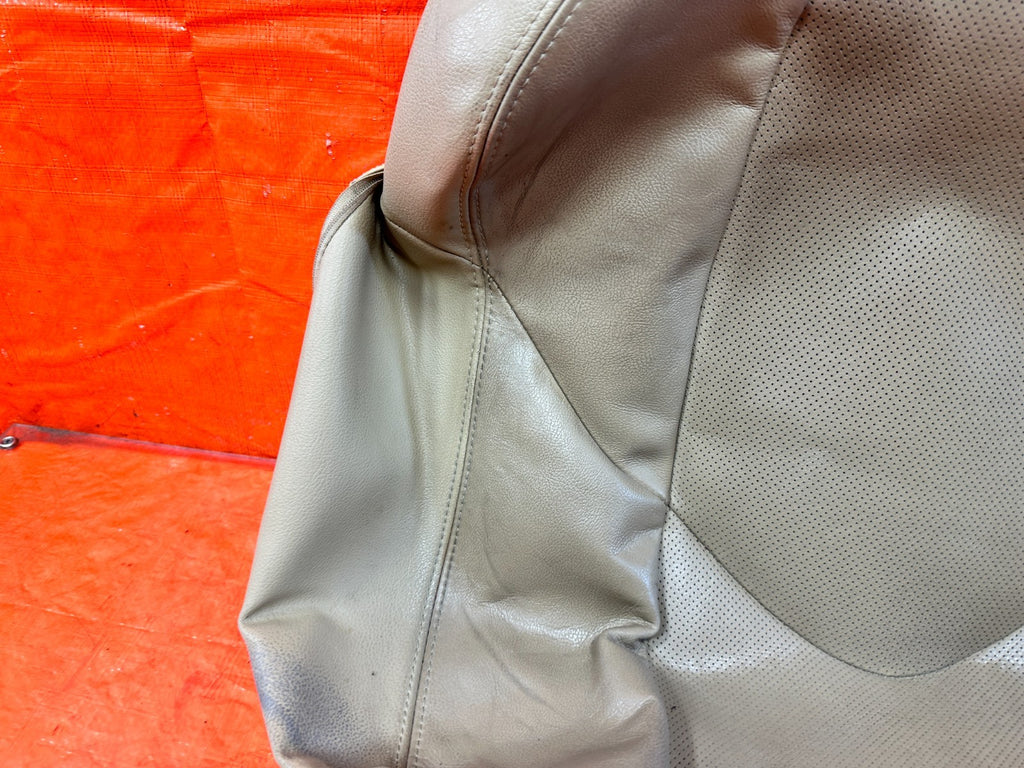 09 11 MAZDA RX8 RX 8   DRIVER LEFT FRONT UPPER SEAT SKIN WRAP TAN   OEM 3032
