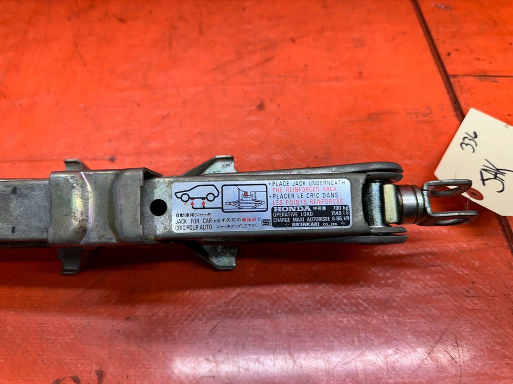 97 01 HONDA PRELUDE 2.2L TRUNK SPARE TIRE EMERGENCY SCISSOR LIFT JACK OEM #3366