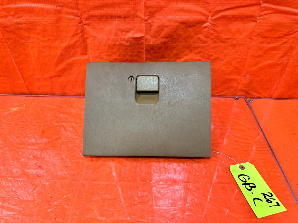 90 93 MAZDA MX 5 MIATA   GLOVE BOX ASSEMBLY   TAN BROWN COLOR   OEM #2670