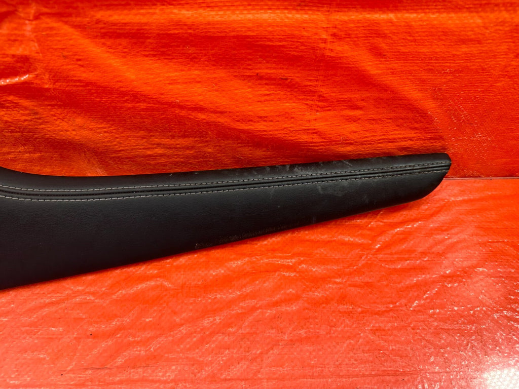 14 17 INFINITI Q50   ARM REST CENTER CONSOLE TRIM INSERT   LEFT SIDE   OEM #2222