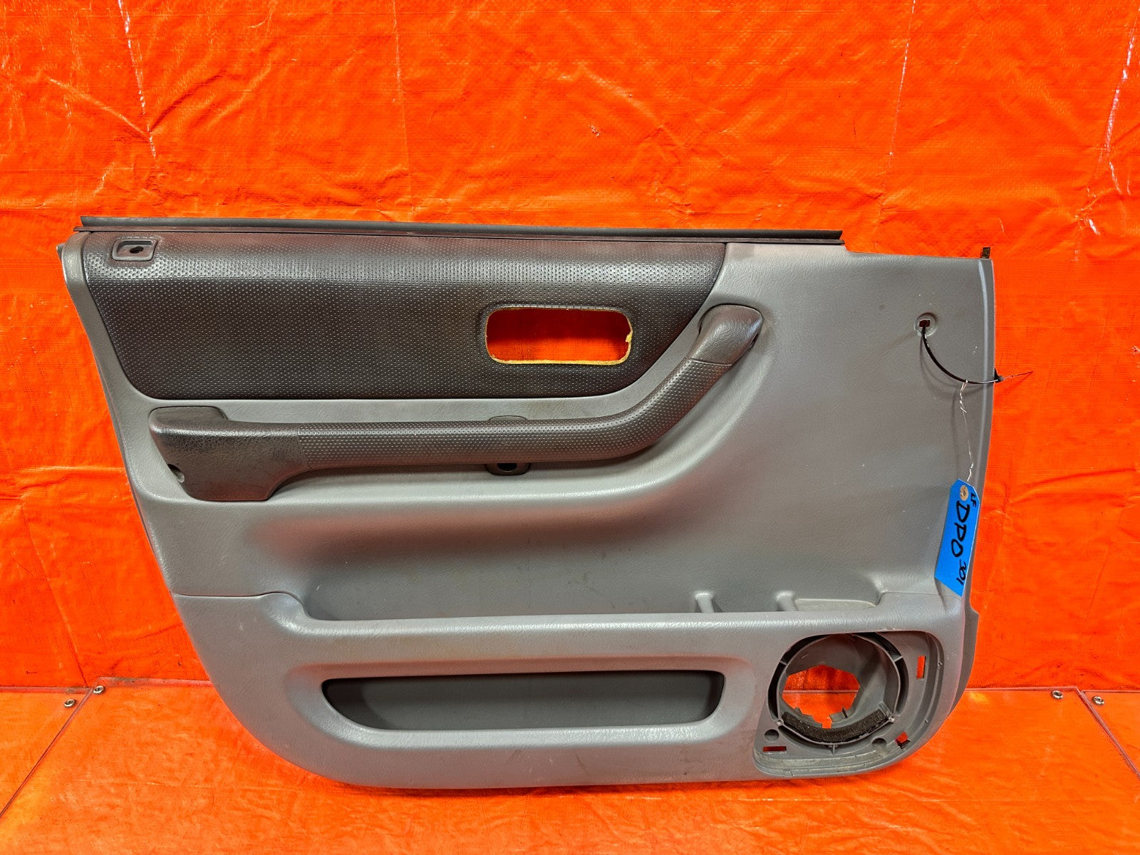 97 98 HONDA CR V CRV DRIVER LEFT FRONT DOOR PANEL CARD INSERT LINING OEM 3010