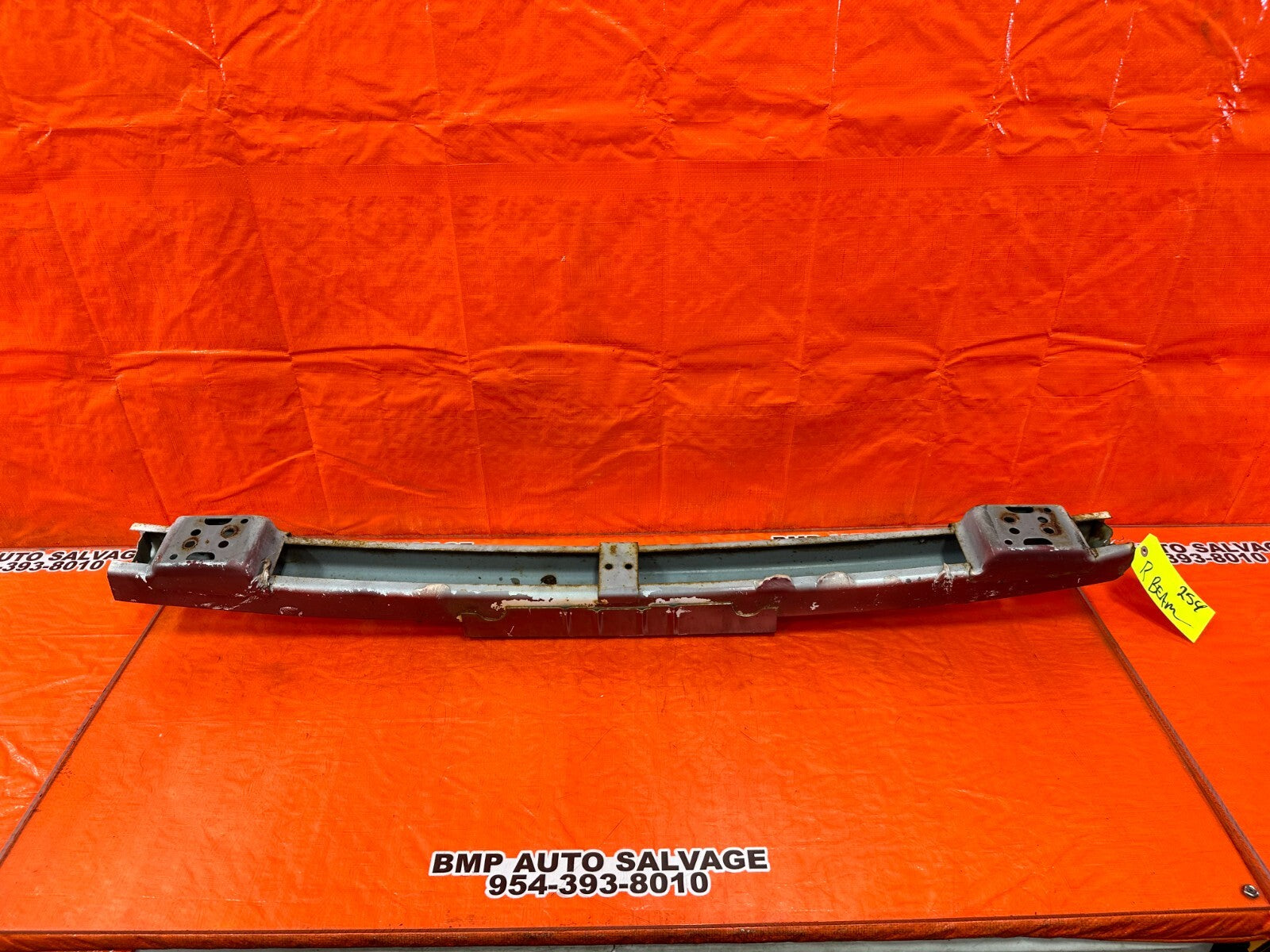 02 06 ACURA RSX   REAR CRASH BEAM REINFORCEMENT RE BAR   OEM FACTORY #2548