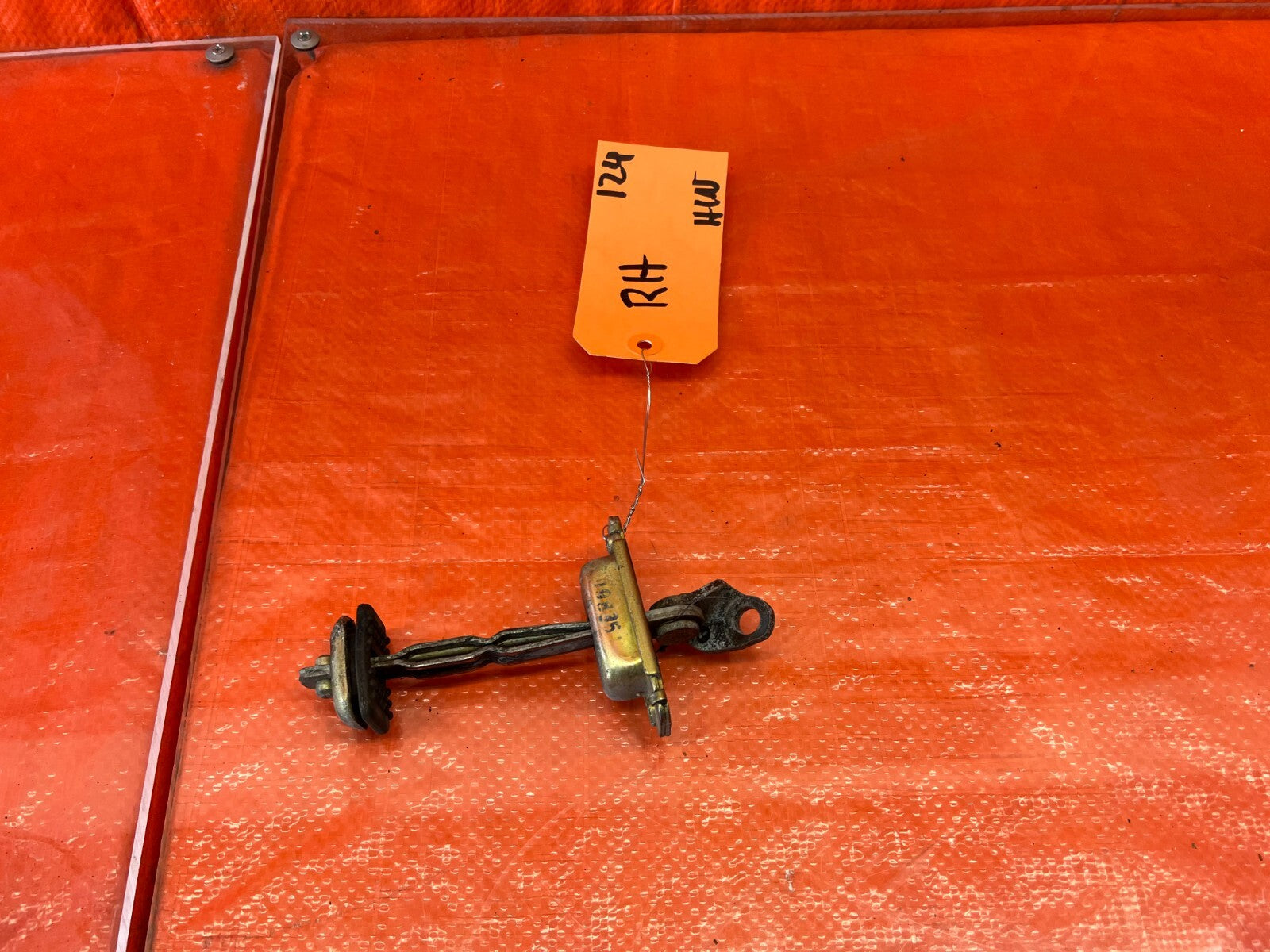 96 00 HONDA CIVIC COUPE & HATCH PASSENGER RIGHT DOOR CHECKER HINGE ARM OEM #1248