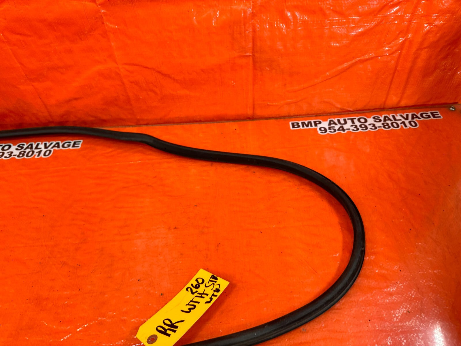 06 11 CIVIC 4D SEDAN   PASSENGER RIGHT REAR WEATHER STRIP SEAL GASKET OEM #2604