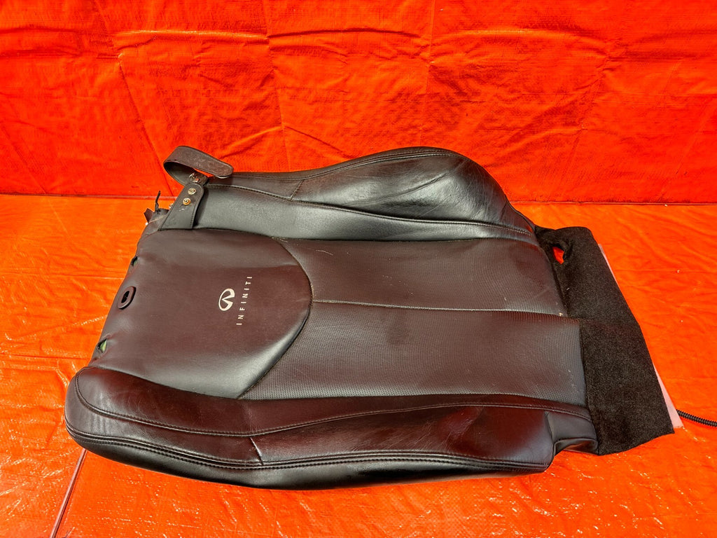 11 15 INFINITI G37 CONVERTIBLE DRIVER LEFT FRONT SEAT LEATHER SKIN WRAP OEM 27812