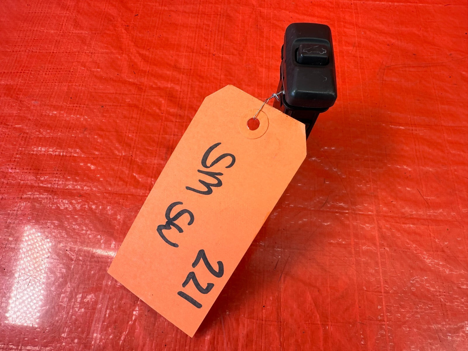96 00 HONDA CIVIC   EX  & SI ONLY   SUN ROOF SWITCH BUTTON   DARK GRAY   OEM 2214