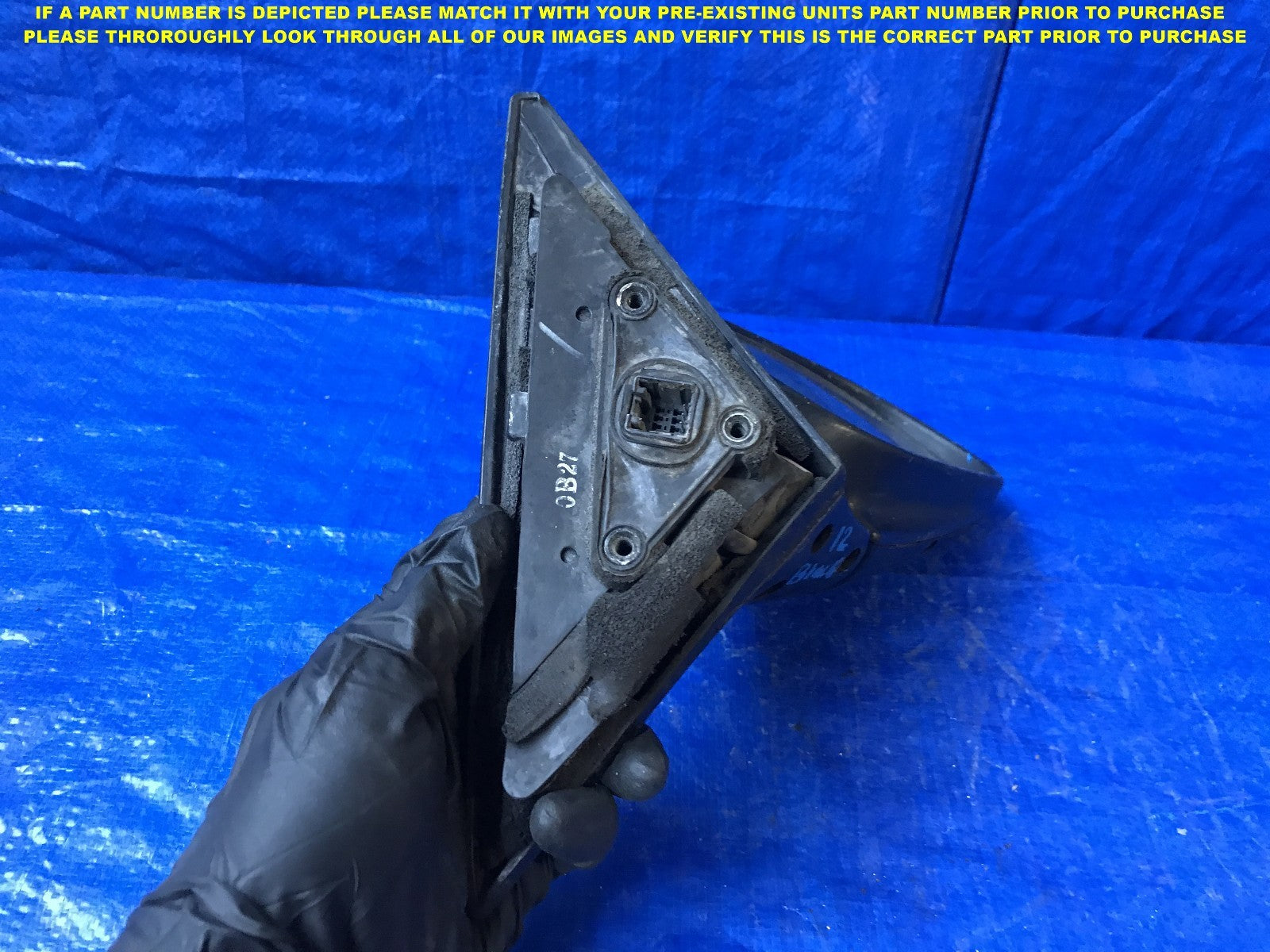 OEM 1992 1993 1994 ACURA VIGOR PASSENGER RIGHT SIDE VIEW MIRROR E6019050  4