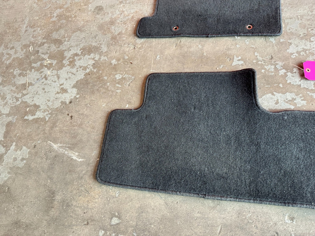 06 11 HONDA CIVIC SI 2D COUPE FLOOR MAT SET BLACK LEFT RIGHT FRONT REAR OEM #23713