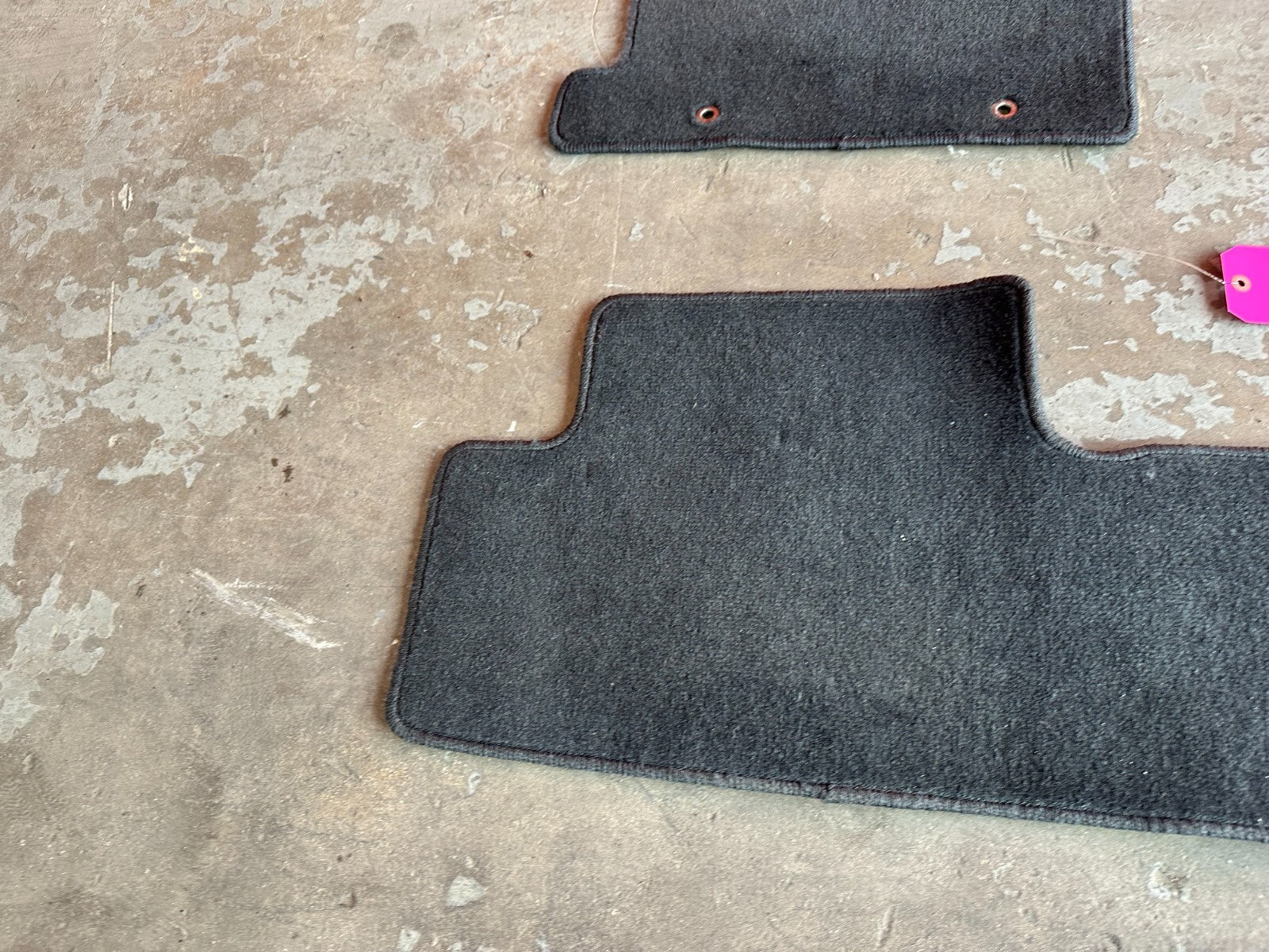 06 11 HONDA CIVIC SI 2D COUPE FLOOR MAT SET BLACK LEFT RIGHT FRONT REAR OEM #23713