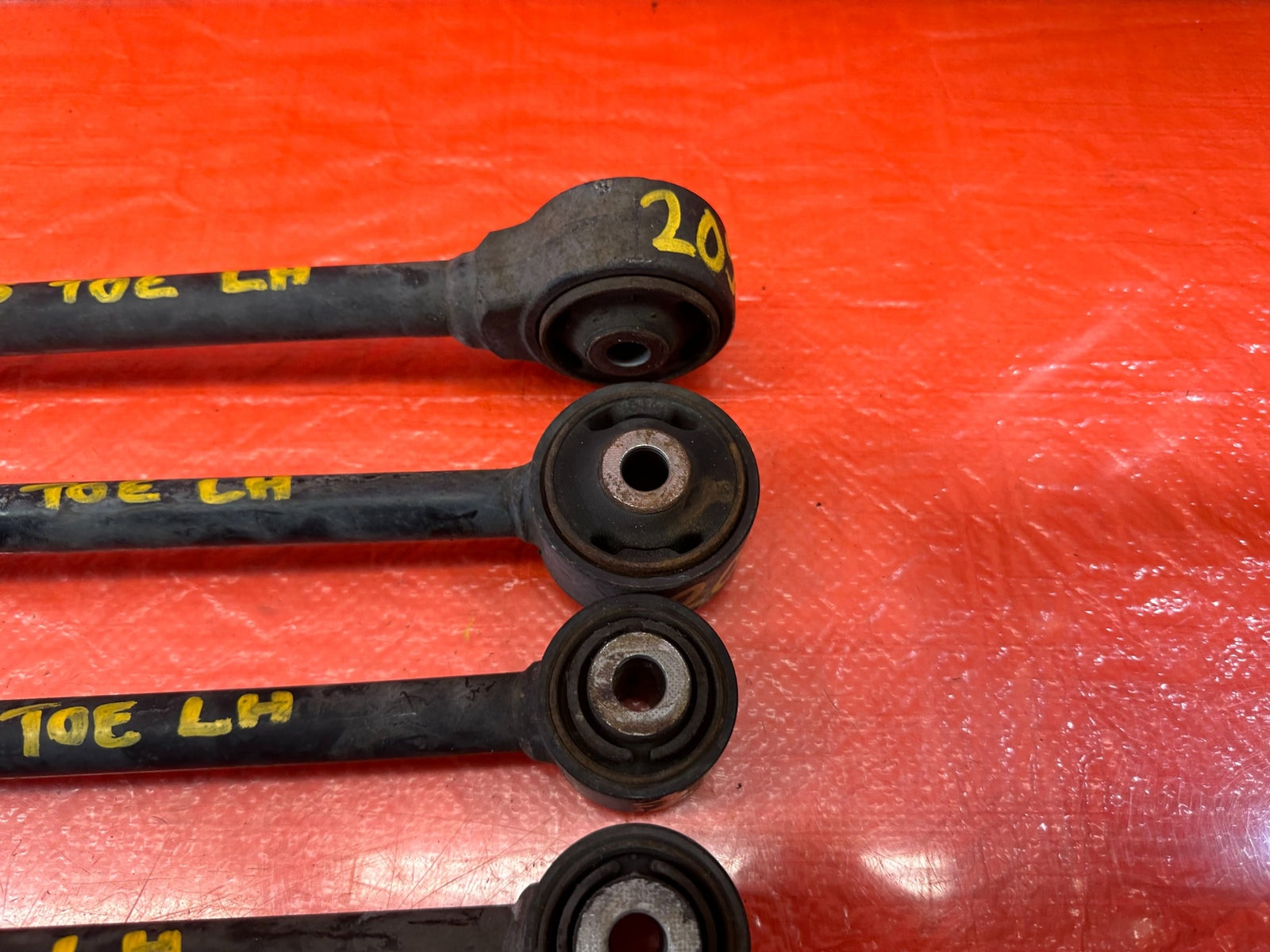 04 08 ACURA TSX   DRIVER LEFT REAR   LOWER CONTROL ARM SET OF 5   ALL ARMS #2058