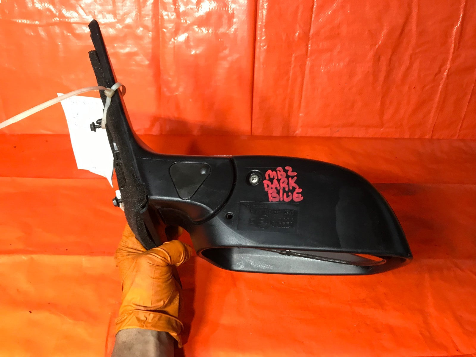 OEM 2008 08 MAZDA3 SEDAN MODEL   DRIVER LEFT SIDE VIEW MIRROR   DARK BLUE 5