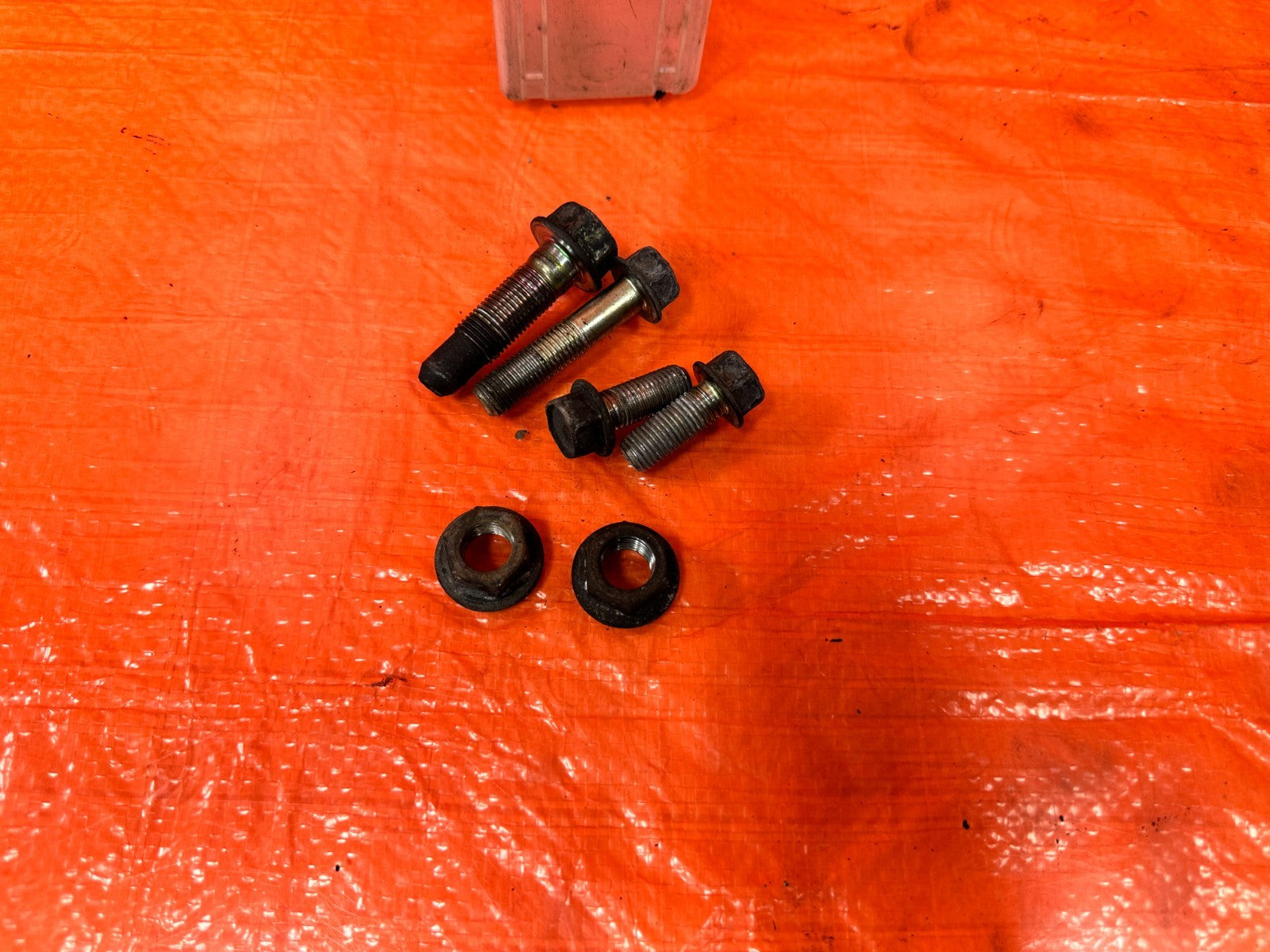 97 01 HONDA PRELUDE   H22 DRIVER LEFT ENGINE MOTOR MOUNT BOLTS HARDWARE OEM 3231