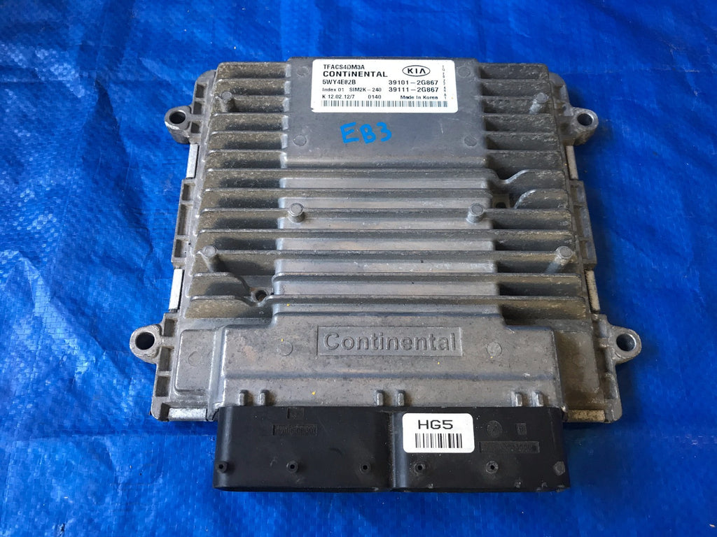 OEM 2011 2012 2013 KIA OPTIMA ENGINE COMPUTER ECU ECM EBX   39101 2G8670