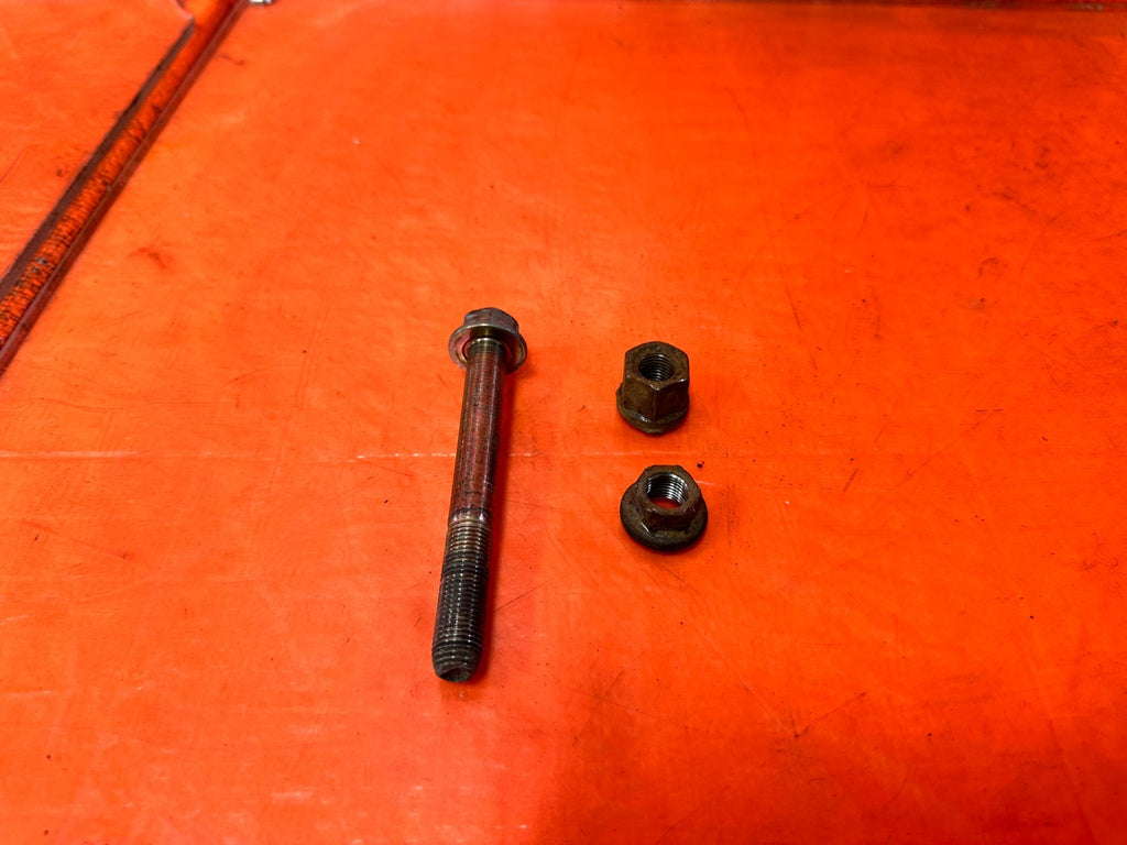 88 91 HONDA CIVIC   DRIVER LEFT ENGINE MOTOR MOUNT BOLT SET BOLTS   OEM 3171