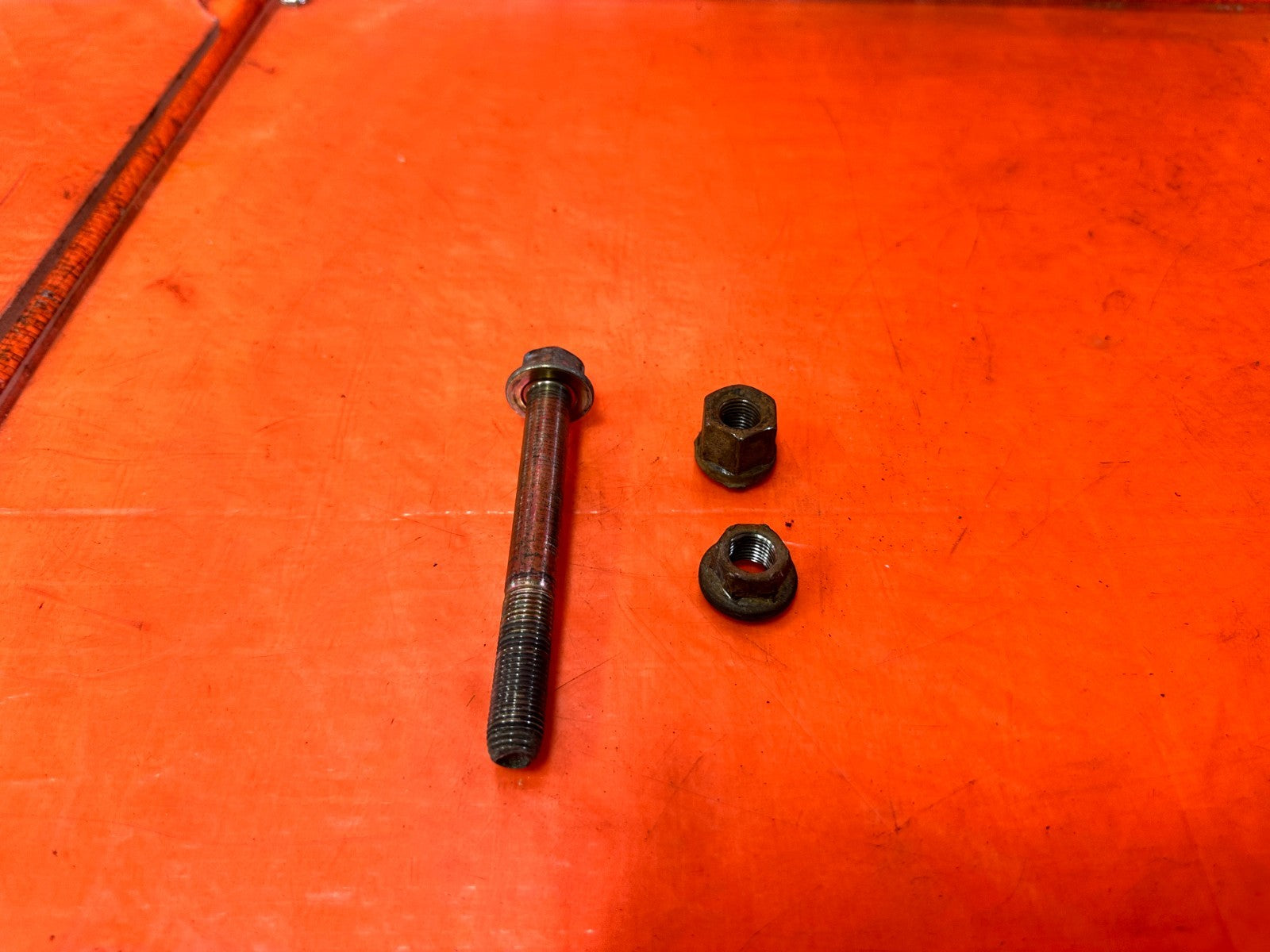 88 91 HONDA CIVIC   DRIVER LEFT ENGINE MOTOR MOUNT BOLT SET BOLTS   OEM 3171