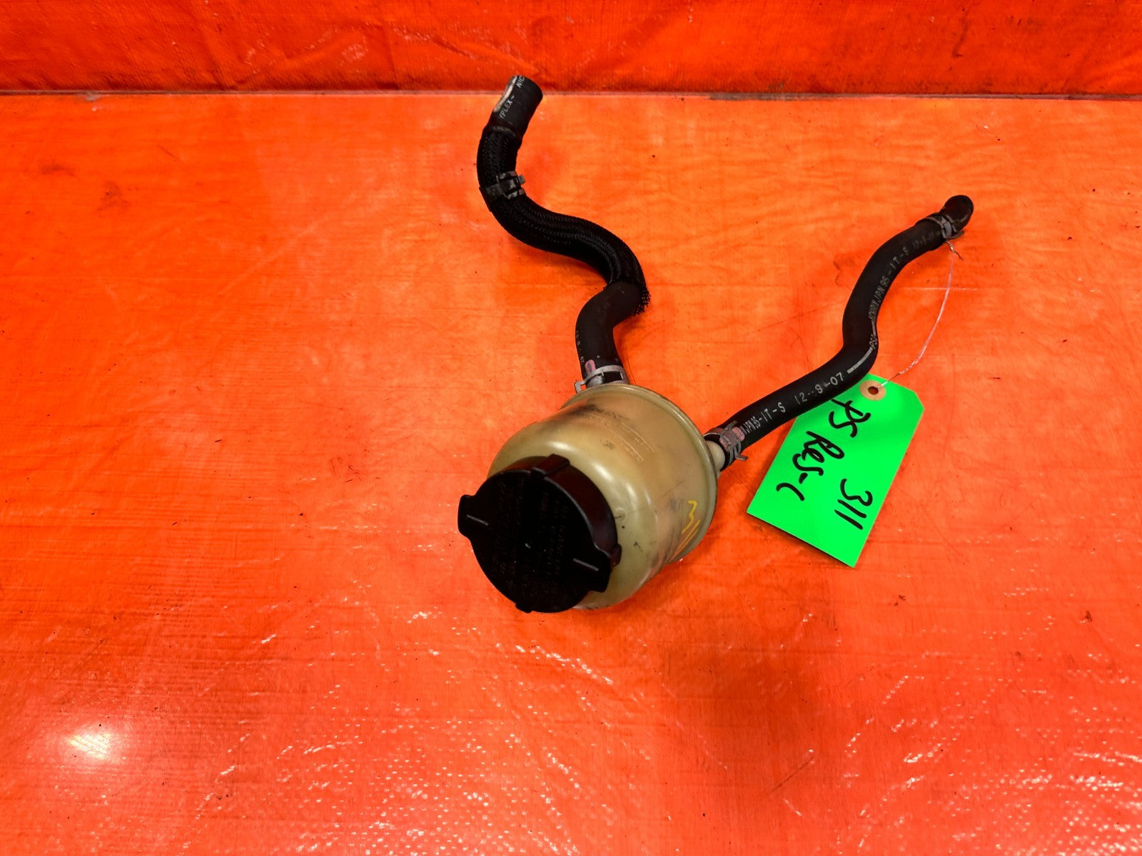 08 13 INFINITI G37 COUPE 2D   POWER STEERING RESERVOIR TANK BOTTLE   OEM #3114
