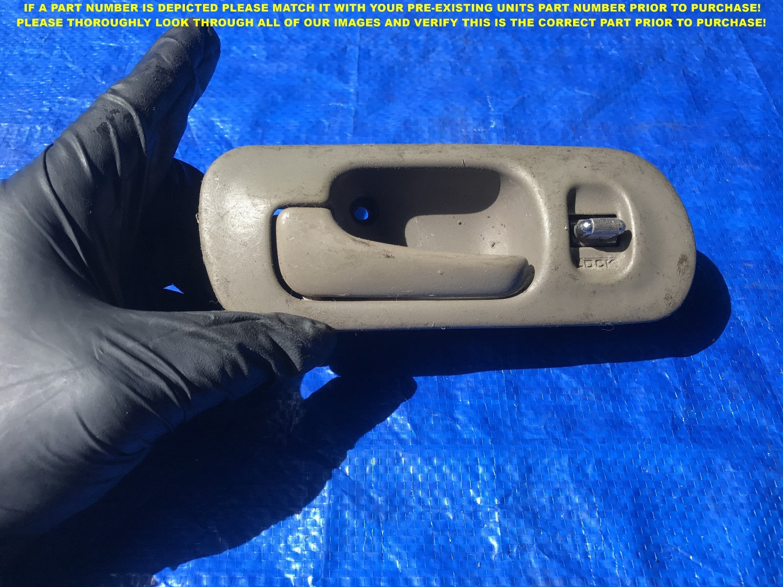 OEM 1996 1997 1998 HONDA CIVIC SEDAN DRIVER LEFT FRONT INTERIOR DOOR HANDLE0
