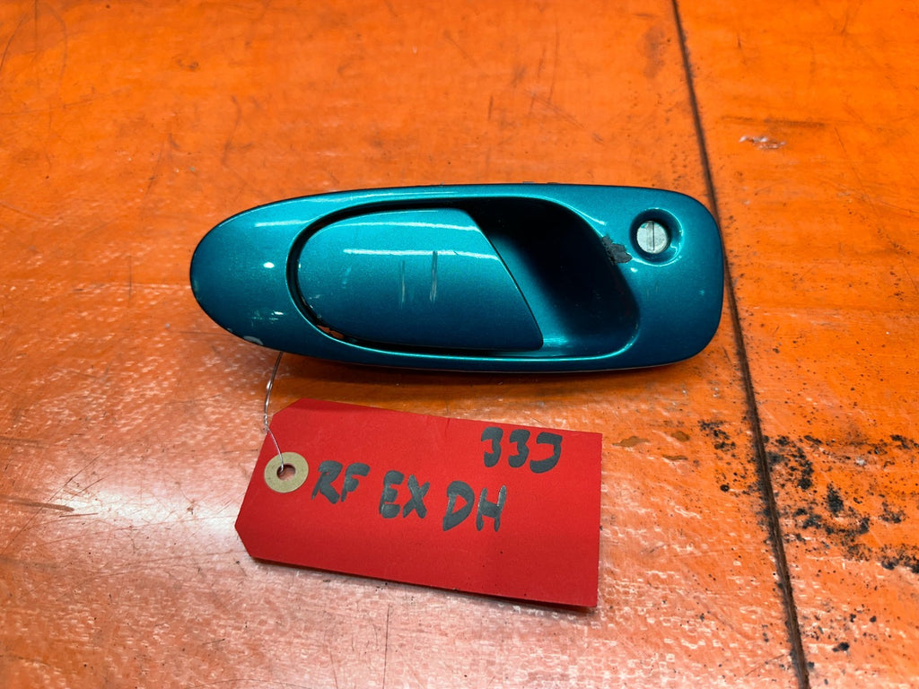 92 95 HONDA CIVIC 2D   PASSENGER RIGHT OUTSIDE EXTERIOR DOOR HANDLE   OEM #3330