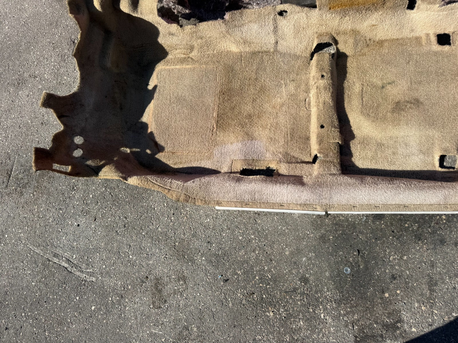 97 01 HONDA PRELUDE   INTERIOR FLOOR CARPET RUG MAT   TAN IN COLOR    OEM #3239