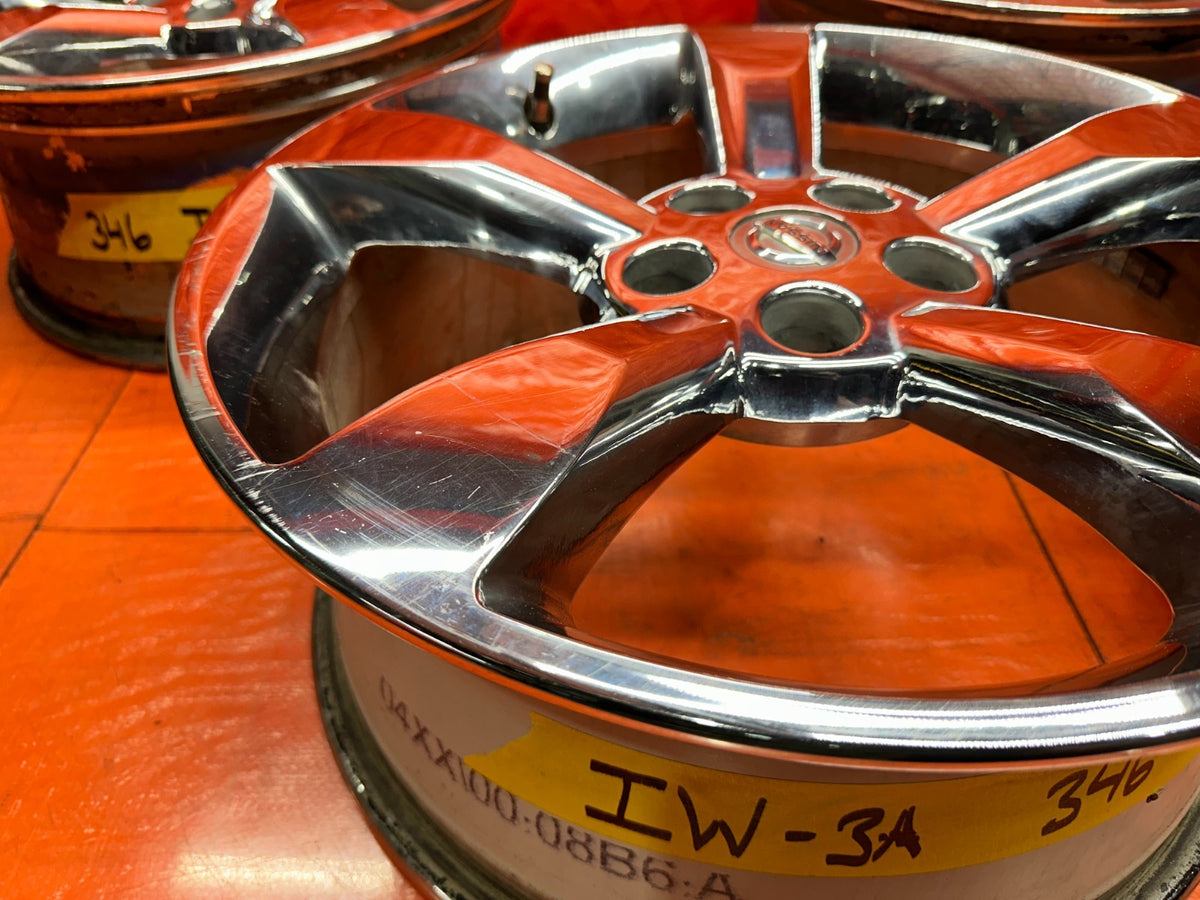 03-08 NISSAN 350Z - 5 SPOKE CHROME WHEELS RIMS - OEM FACTORY OE #34611