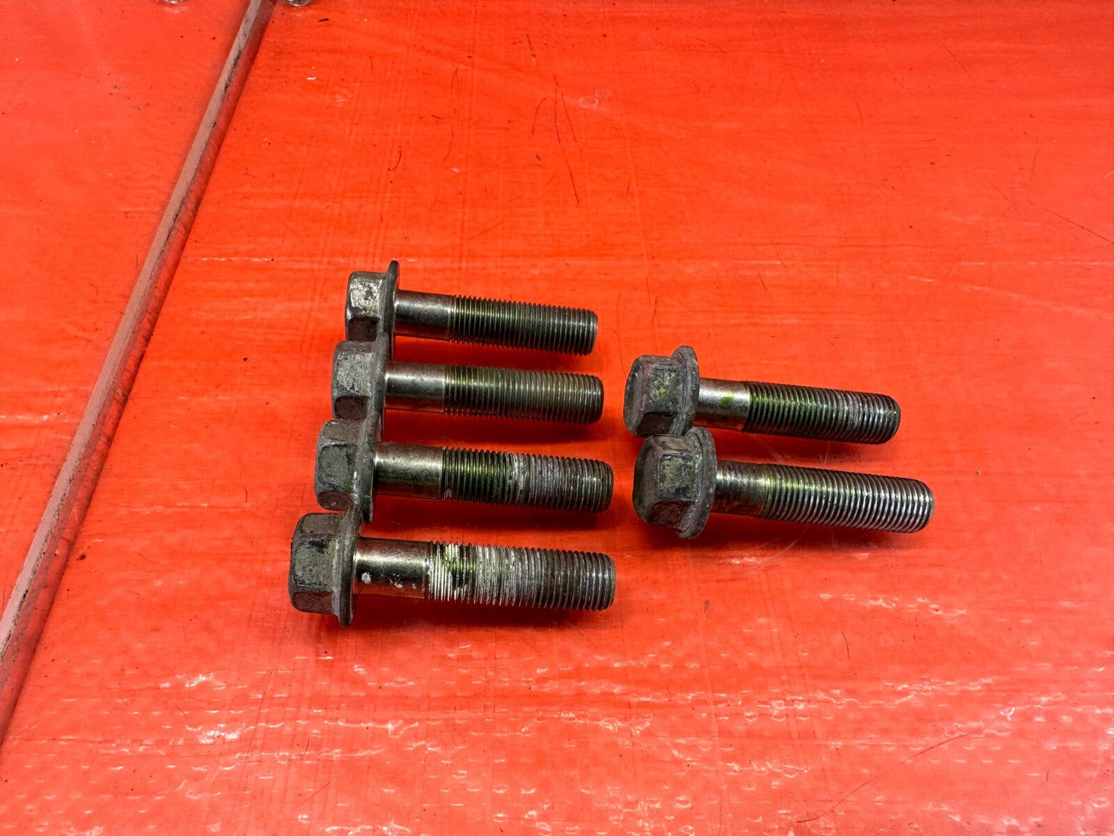 09 14 ACURA TSX   DRIVER LEFT ENGINE MOTOR MOUNT BOLTS HARDWARE   OEM #2330