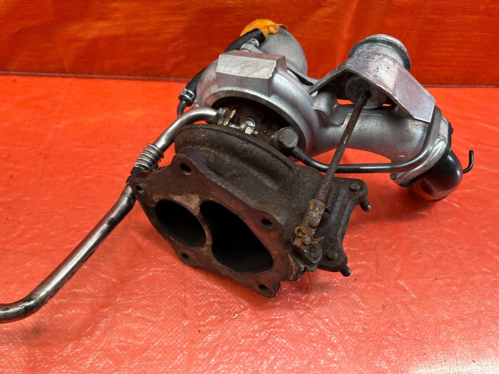 08 15 LANCER EVOLUTION X EVO 10   4B11T FACTORY TURBO CHARGER SET UP   OEM #21713