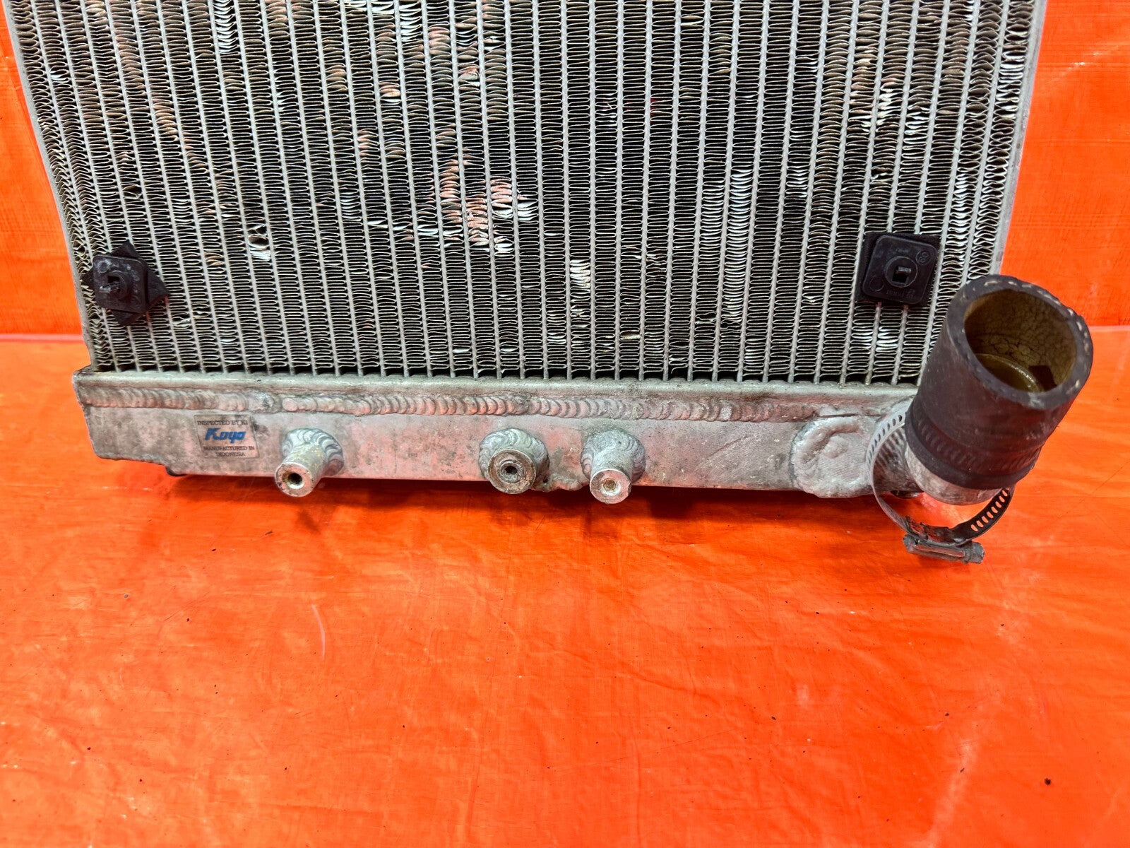 88 91 HONDA CRX   1/2 STYLE   KOYO ALUMINUM RADIATOR W/ PERMA COOL FAN   #27712