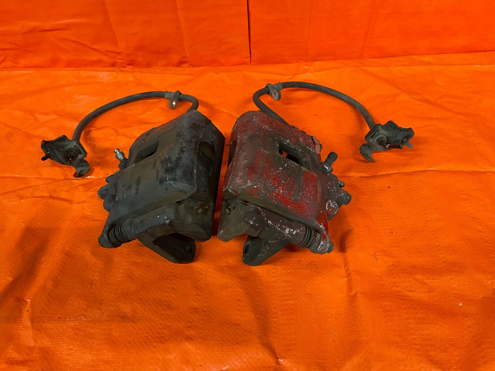 06 11 HONDA CIVIC SI   FRONT BRAKE CALIPER CALIPERS    LEFT AND RIGHT   OEM OE }4