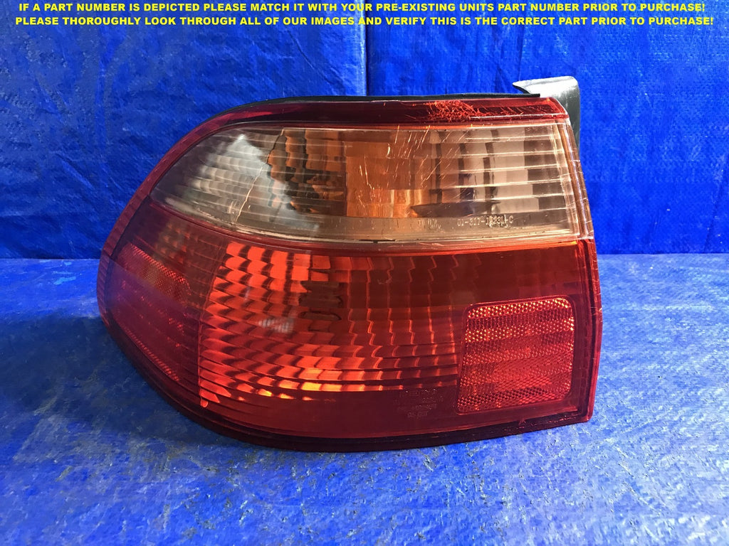 OEM 1998 1999 2000 98 99 00 HONDA ACCORD 4D SEDAN DRIVER LEFT TAIL LIGHT 0