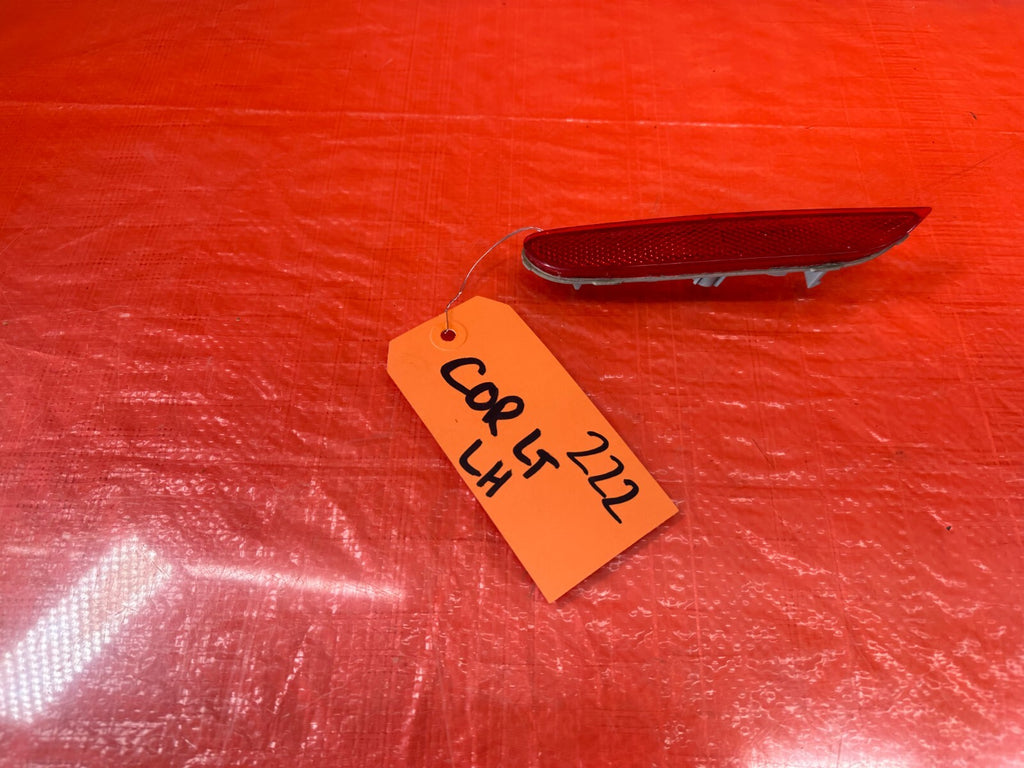 14 17 INFINITI Q50   SPORT   DRIVER LEFT REAR   BUMPER REFLECTOR   OEM #2221