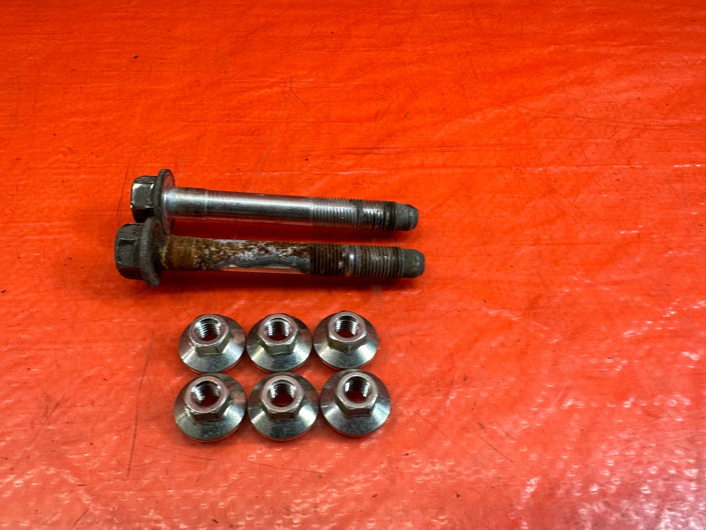 14 20 INFINITI Q50   REAR SHOCK ABSORBER SHOCKS BOLTS HARDWARE   OEM FACTORY 2155